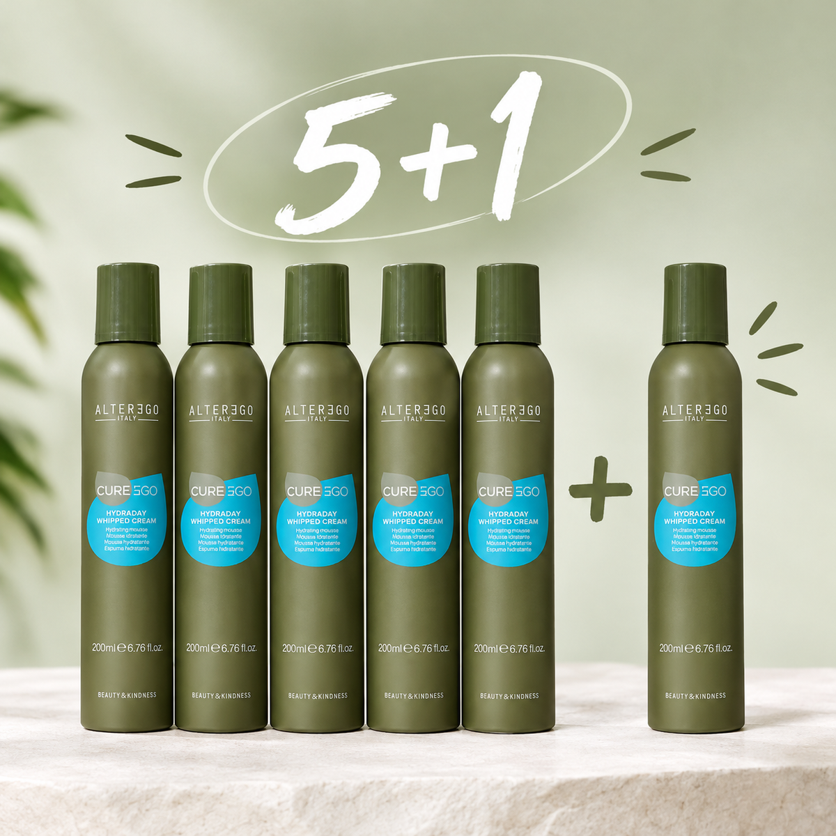 5+1 AlterEgo CureEgo Hydraday Hidratáló Hajápoló Tejszínhab