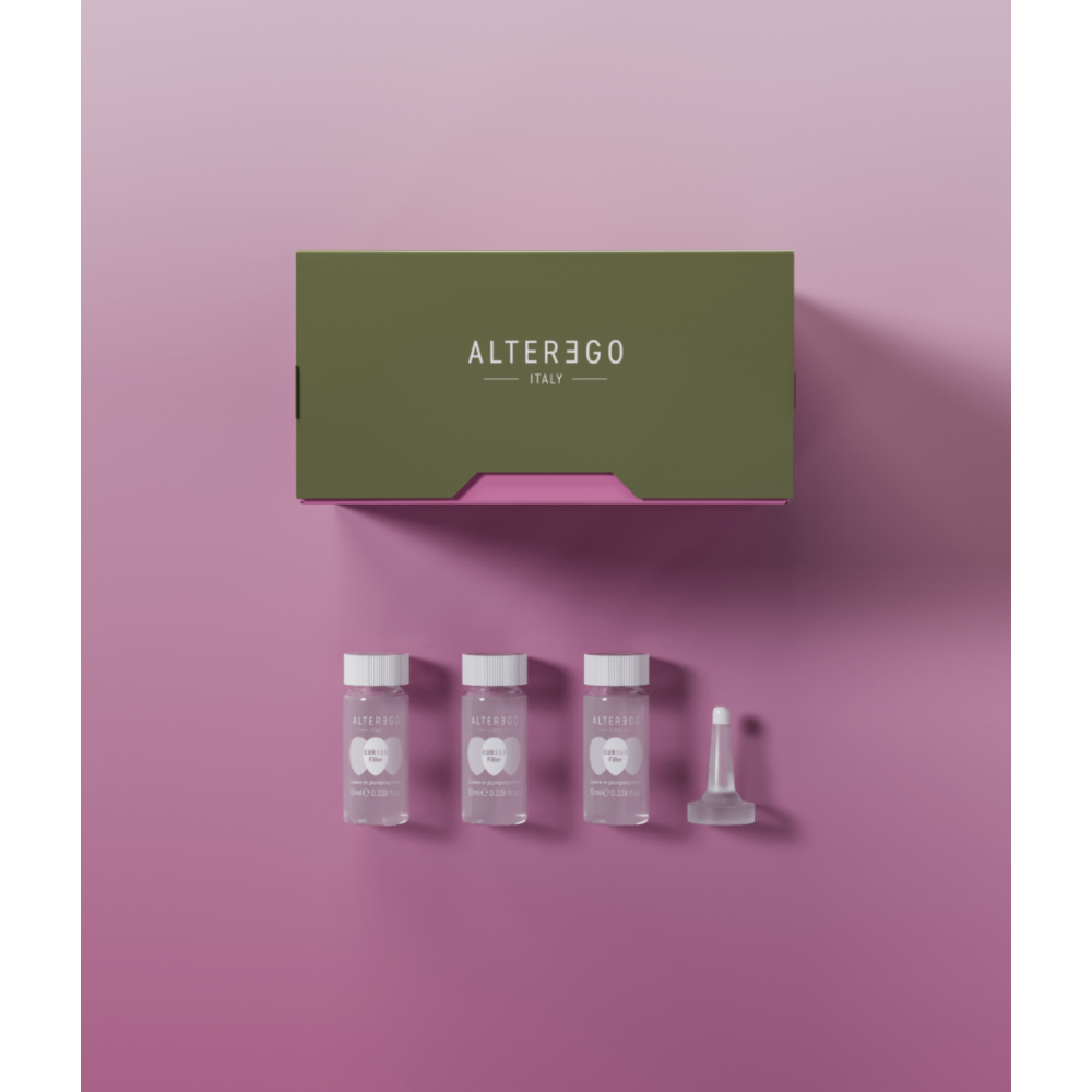 AlterEgo CureEgo Filler Dúsító Hajápoló Folyadék Hialuronsavval 12x10ml