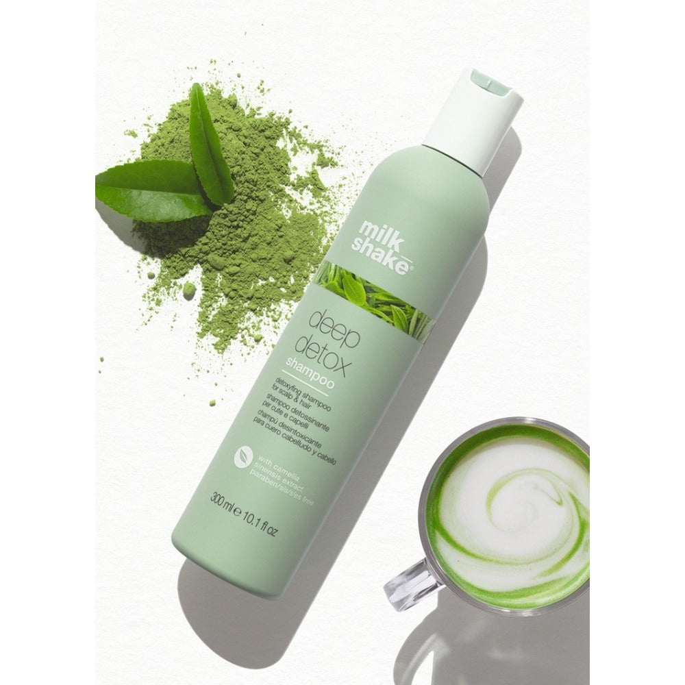 Milk Shake Deep Detox Shampoo 300ml – Professzionális detox sampon nehézfémek, faggyú és hajformázó lerakódások eltávolítására