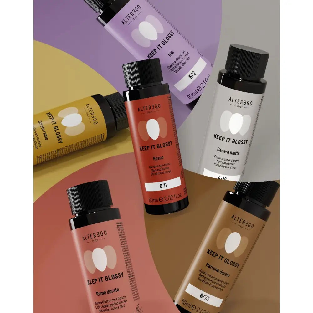 Alter Ego Keep It Glossy Ammóniamentes Féltartós Hajszínező Olaj 60 ml