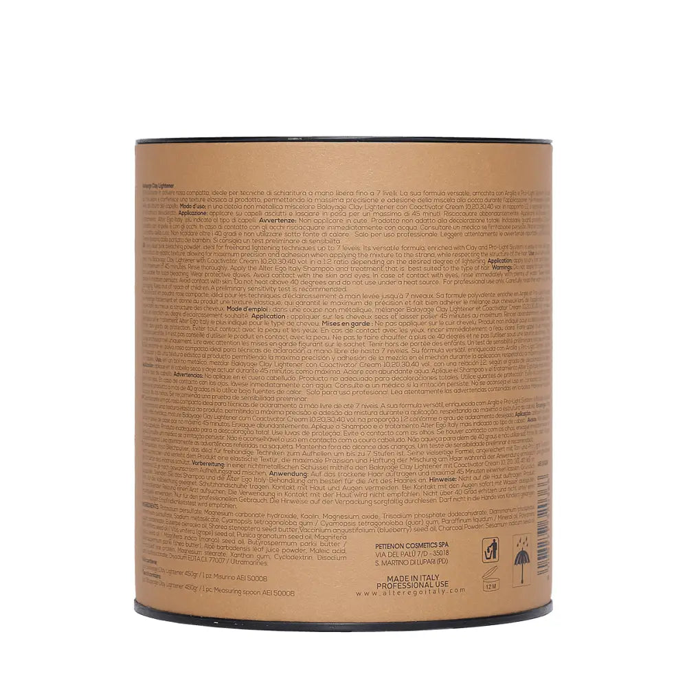 AlterEgo BlondEgo Balayage Clay Rózsaszín Szőkítőpor Szabadkezes Technikákhoz - 450 gr - Haj