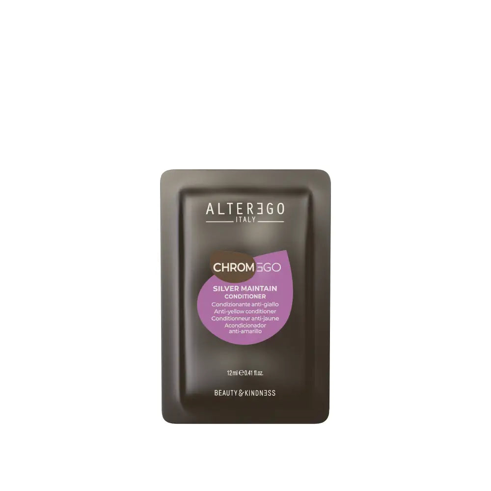 AlterEgo ChromEgo Silver Maintain Színsemlegesítő Hajbalzsam Sárgás Árnyalatok Ellen - 12 ml - Haj