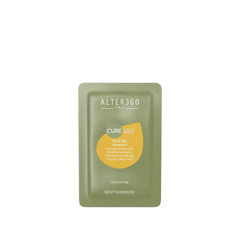 AlterEgo CureEgo Silk Oil Selyemhatású Sampon - 12 ml - Haj