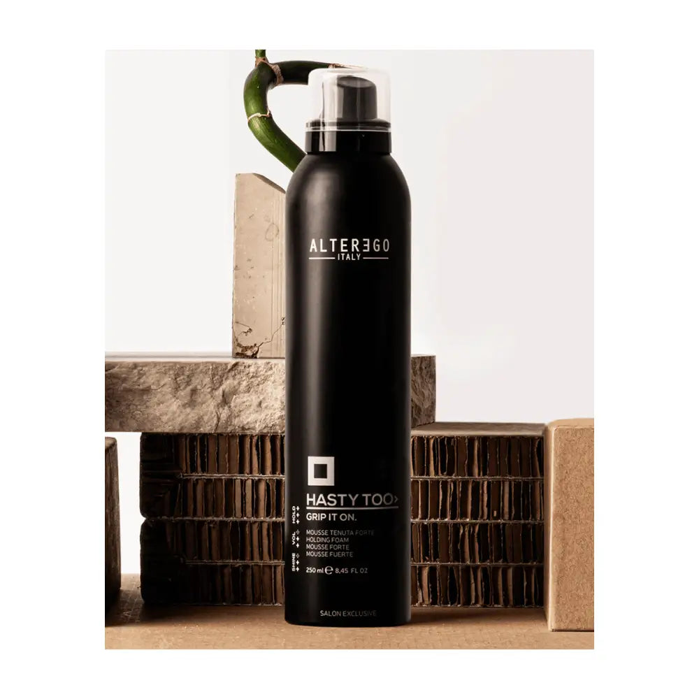 AlterEgo HastyToo Grip It On Erős Tartású Fixáló Hajhab - 250 ml - Haj
