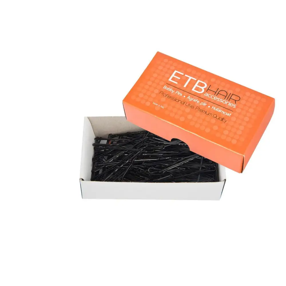 ETB Hair Fekete Hajcsatok 5cm 200g - Haj