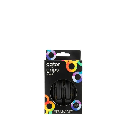 Framar Gator Grip Krokodil Csipesz Fekete 4db - Szalon kiegészítők