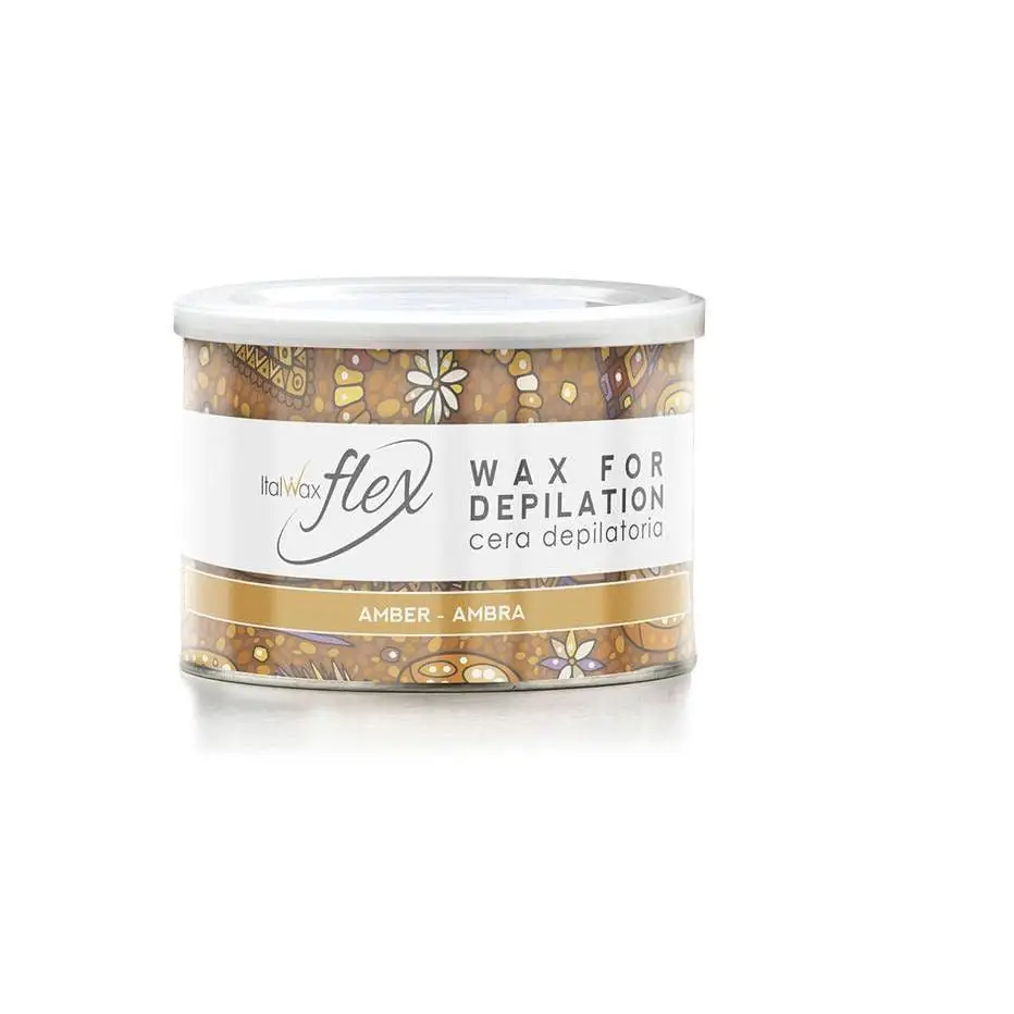 ItalWax Borostyán Flex Gyanta Fémdobozban 400ml - 400 ml - Gyantázás