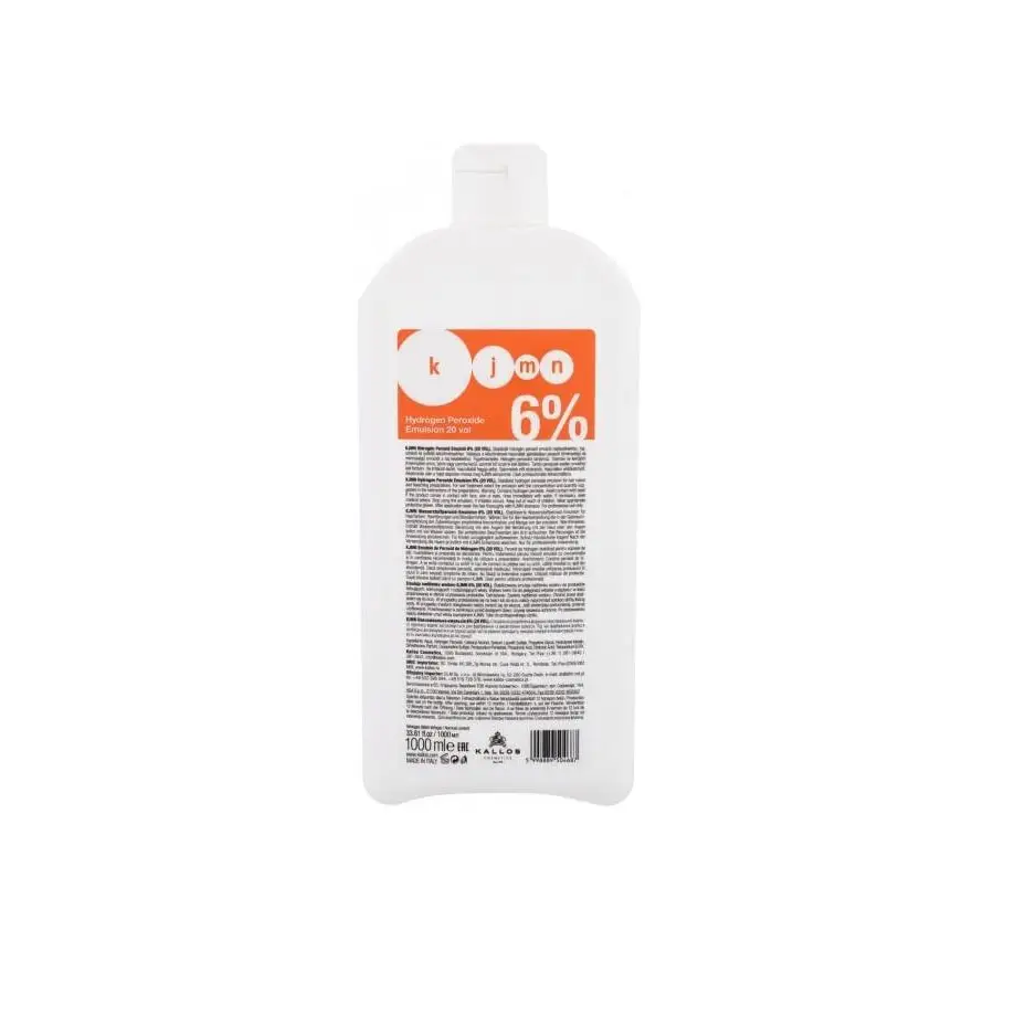 Kallos KJMN Oxidáló Krém 6% 20Vol - 1000 ml - Haj