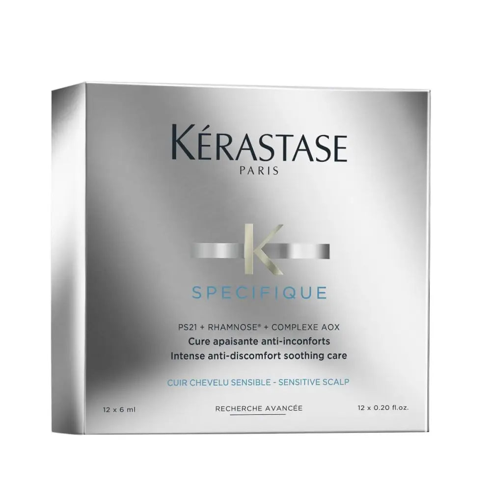 Kerastase Specifique Intense Anti-Disconfort Kezelés Érzékeny Fejbőrre 12x6ml - 12x6 ml - Haj