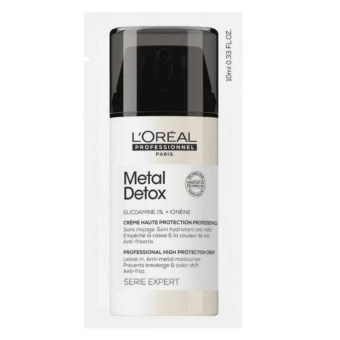 L’Oréal Professionnel Metal Detox Hővédő Krém Fémrészecskék Eltávolítására - 10ml - Haj