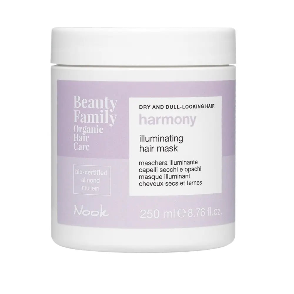 Nook Beauty Family Harmony Hidratáló és Fényfokozó Hajmaszk Száraz Hajra 250ml