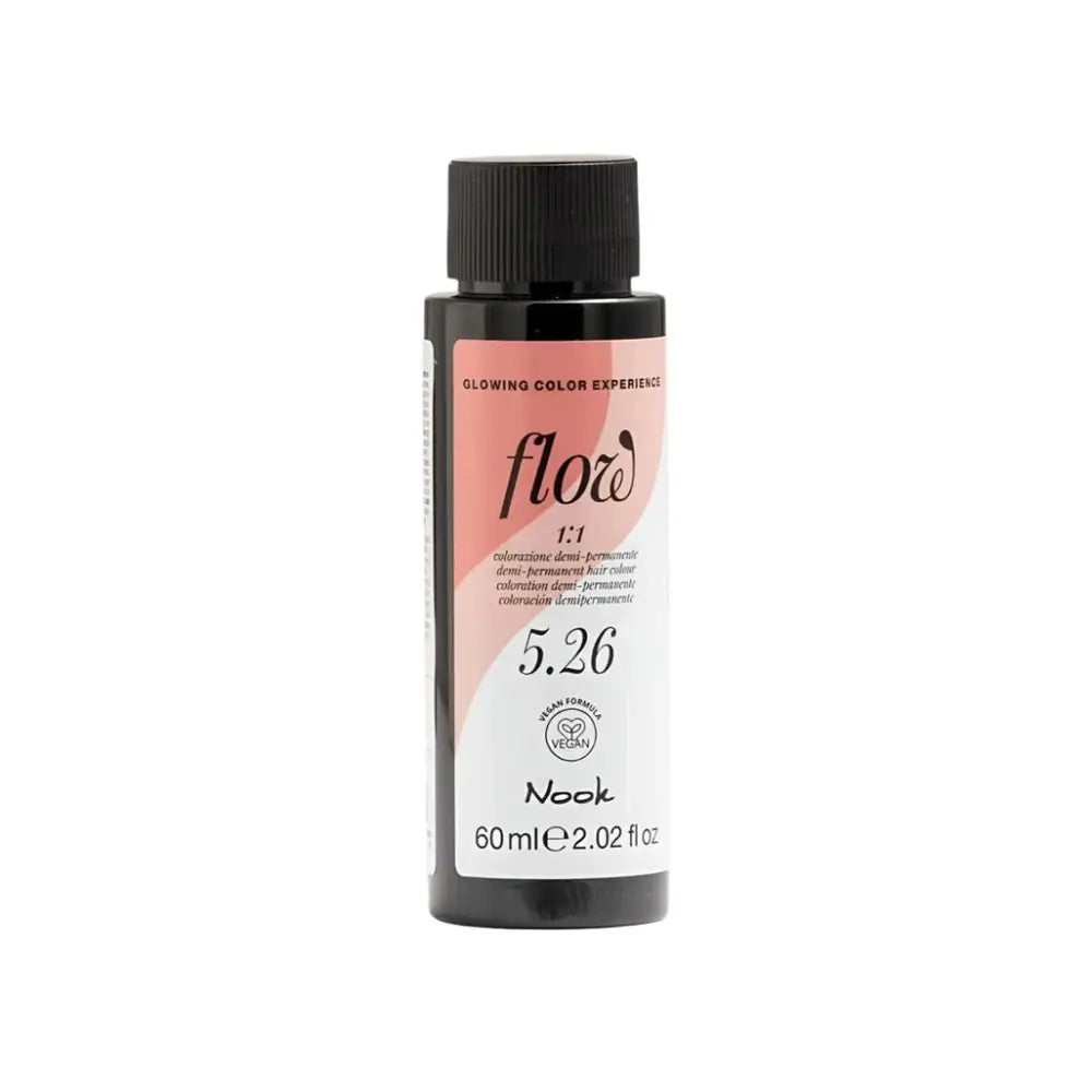 Nook Flow Féltartós Ammóniamentes Hajszínező Olaj 60ml - 5.26