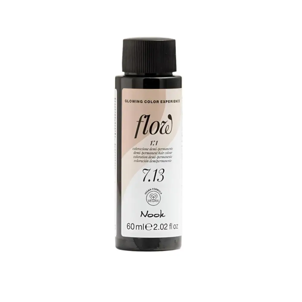 Nook Flow Féltartós Ammóniamentes Hajszínező Olaj 60ml - 7.13