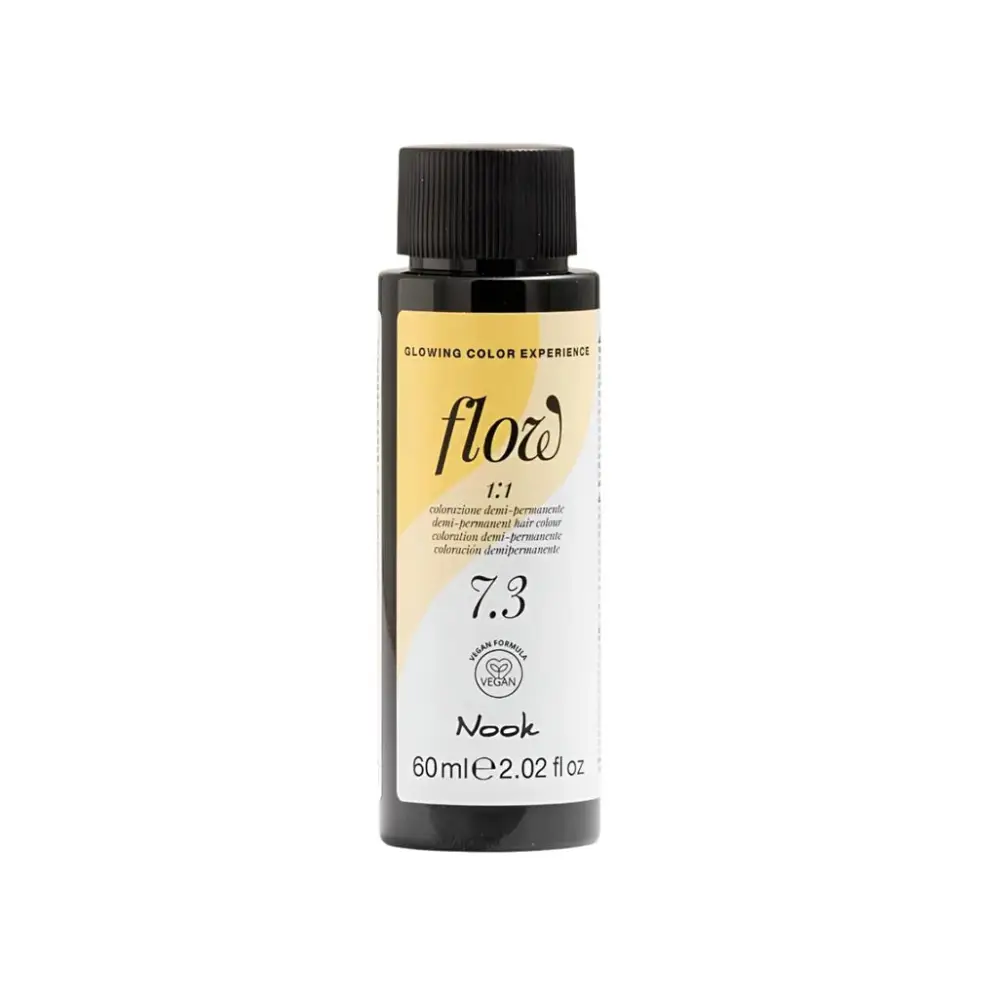 Nook Flow Féltartós Ammóniamentes Hajszínező Olaj 60ml - 7.3