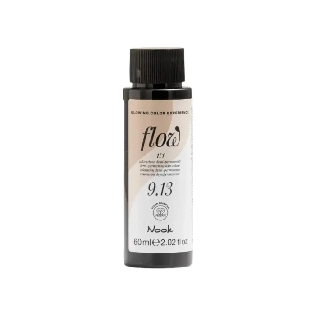 Nook Flow Féltartós Ammóniamentes Hajszínező Olaj 60ml - 9.13