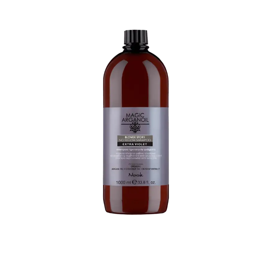 Nook Magic Arganoil No-Yellow Sampon Szőke Hajra - 1000 ml