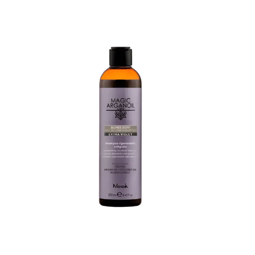 Nook Magic Arganoil No-Yellow Sampon Szőke Hajra - 250 ml
