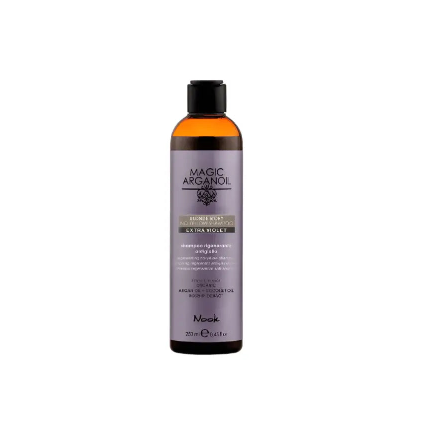 Nook Magic Arganoil No-Yellow Sampon Szőke Hajra - 250 ml
