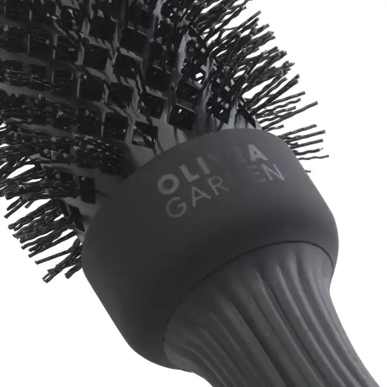 Olivia Garden Expert Shine Black Fekete Körkefe 35mm - Haj
