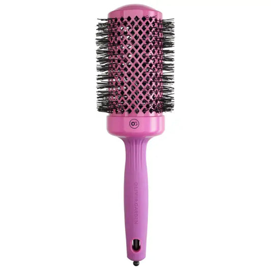 Olivia Garden Expert Blowout Shine Pink Edition Körkefe Turmalin-kerámiával 55mm - Haj