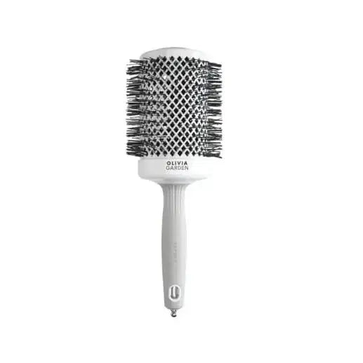 Olivia Garden Expert Blowout Shine White Körkefe 65mm - Haj