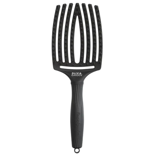Olivia Garden Fingerbrush Full Black Nagy Hajkefe L - Haj