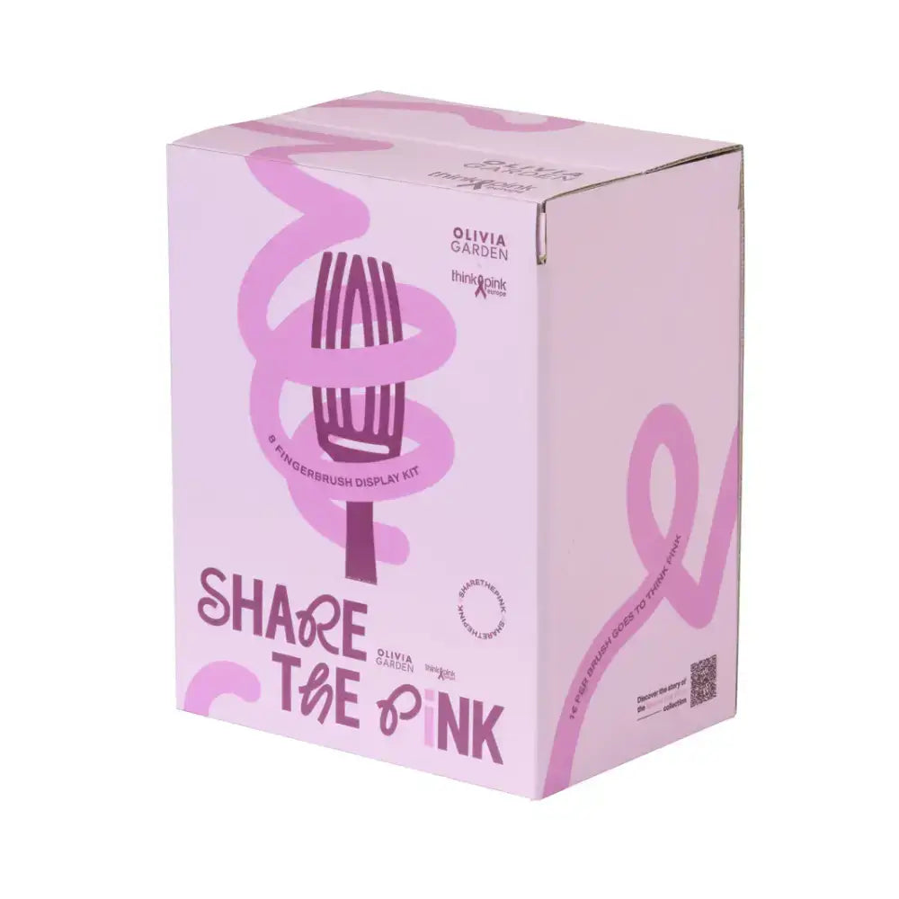 Olivia Garden Fingerbrush Think Pink Hajkefe Szett 8db