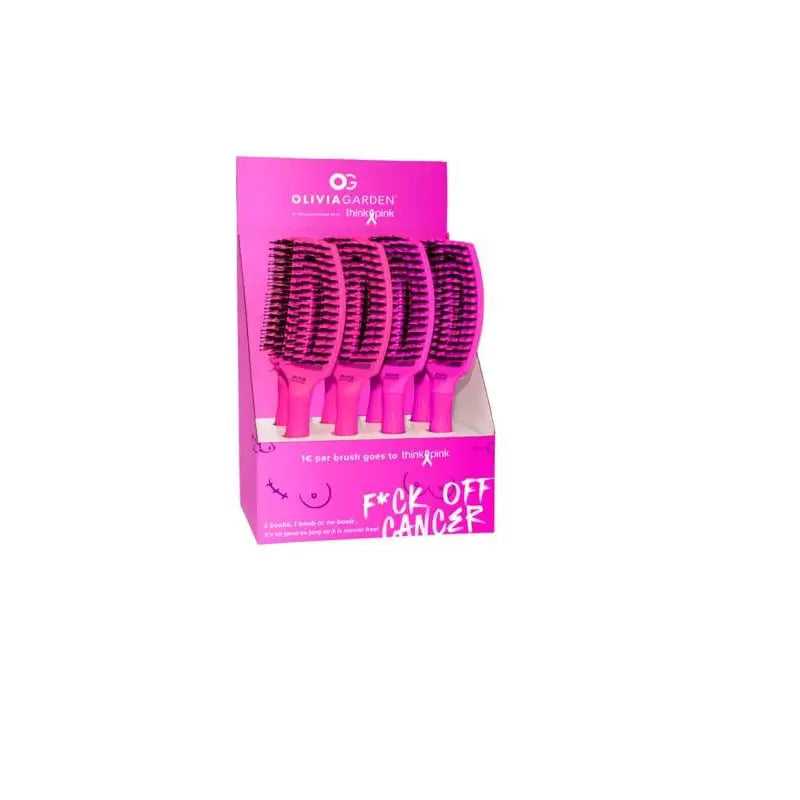 Olivia Garden Fingerbrush Thinkpink Hajkefe Display 8db - Haj