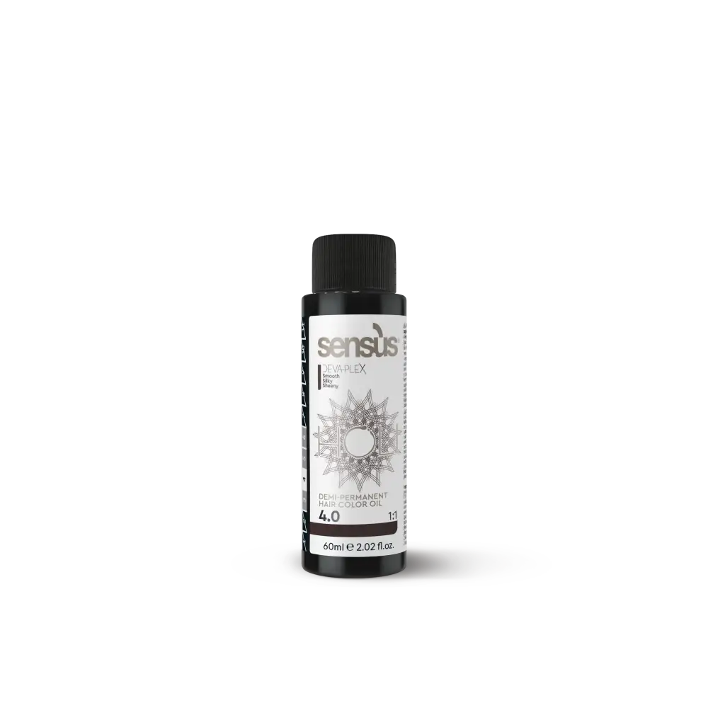 Sensus Holi Féltartós Hajfesték 60 ml / 4.0 Természetes gesztenye Haj