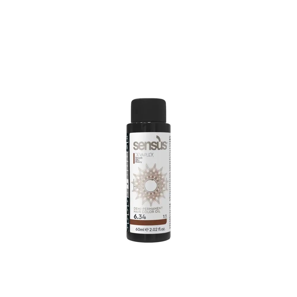 Sensus Holi Féltartós Hajfesték 60 ml / 6.34 Sötét arany réz szőke Haj
