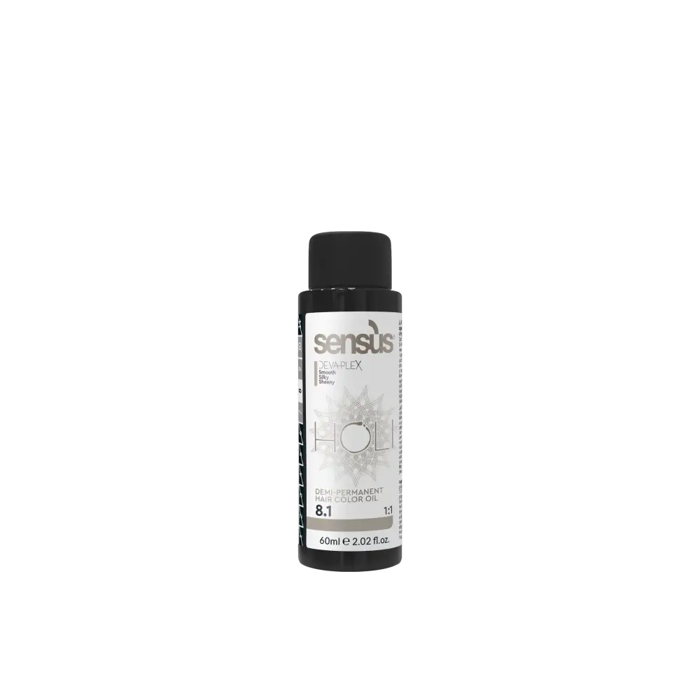 Sensus Holi Féltartós Hajfesték 60 ml / 8.1 Világos szürke szőke Haj