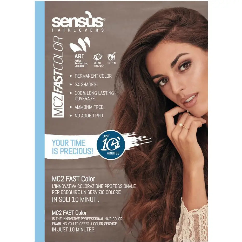 Sensus MC2 FastColor Hajfesték Színskála / 34 Árnyalat / Haj