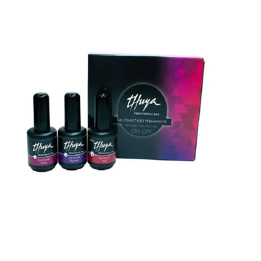 Thuya On-Off Party Edition Gél Lakk Készlet 3 Színben - Manikűr / Pedikűr