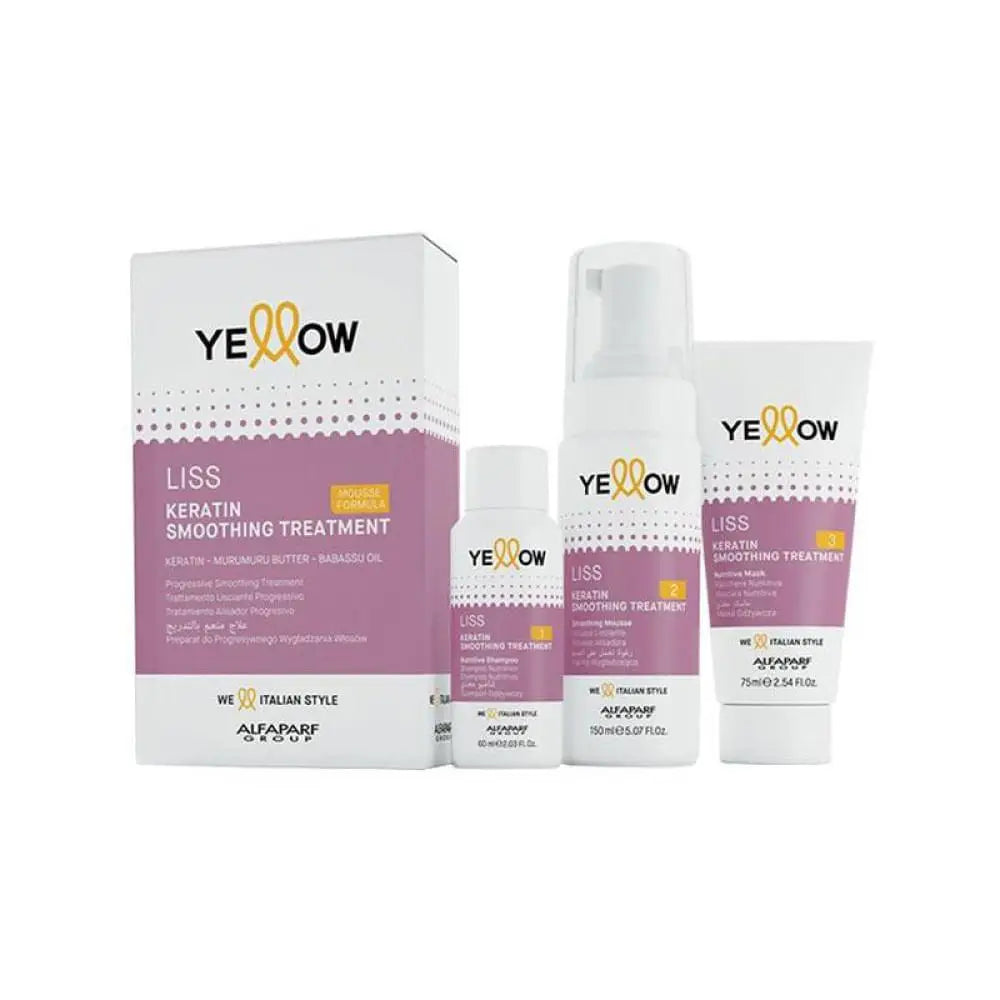 Yellow Liss Keratin Smoothing Hajsimitó Készlet - Haj