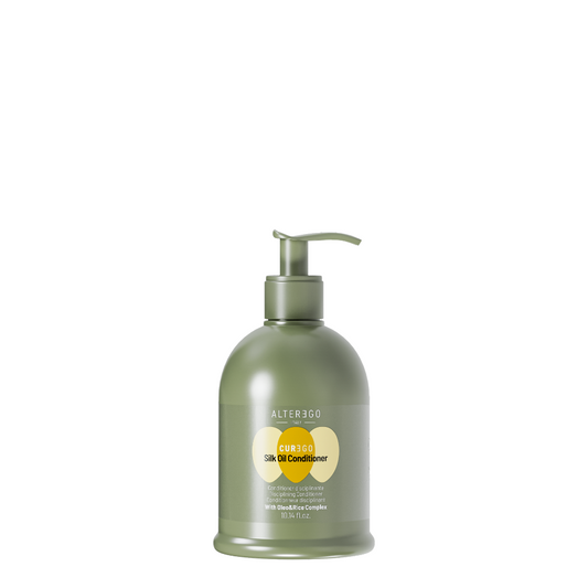 AlterEgo CureEgo Silk Oil Selymesítő Hajbalzsam Szöszösödésre Hajlamos Hajra