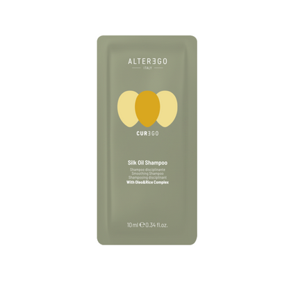 AlterEgo CureEgo Silk Oil Selyemhatású Sampon Szöszösödésre Hajlamos Hajra
