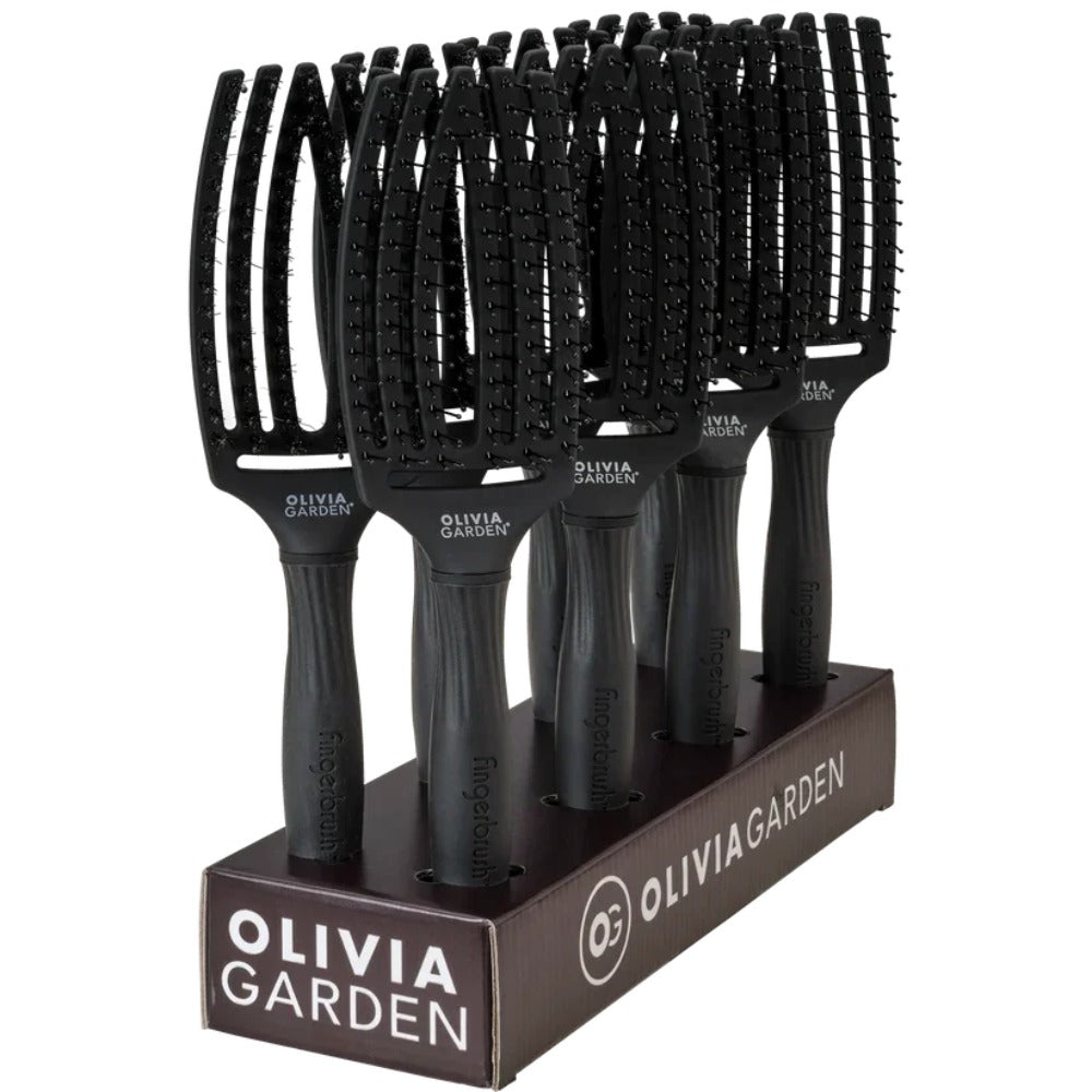 Olivia Garden Fingerbrush Care Professzionális Hajkefe Készlet, Double Bristles és Boar & Nylon 8 db
