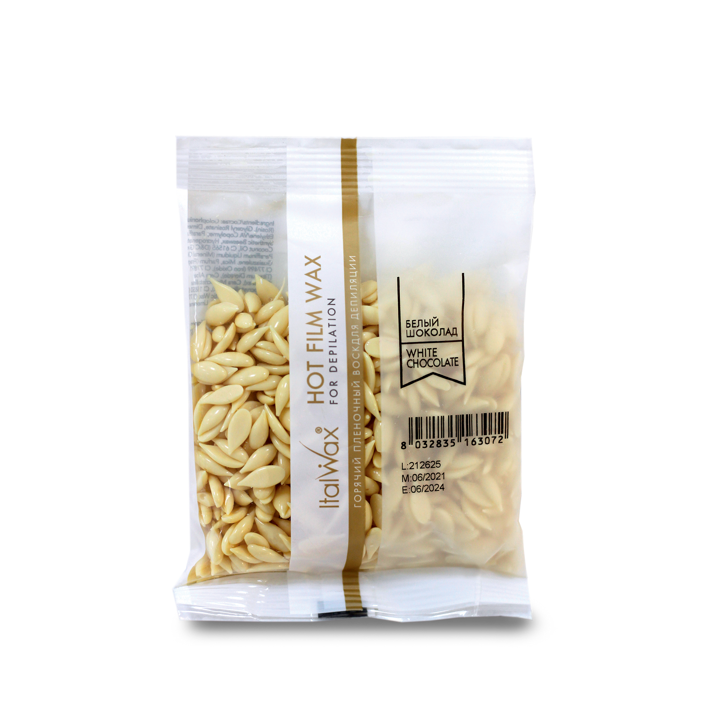 ItalWax Classic Elasztikus Gyantagyöngy Fehér Csokoládé 100g