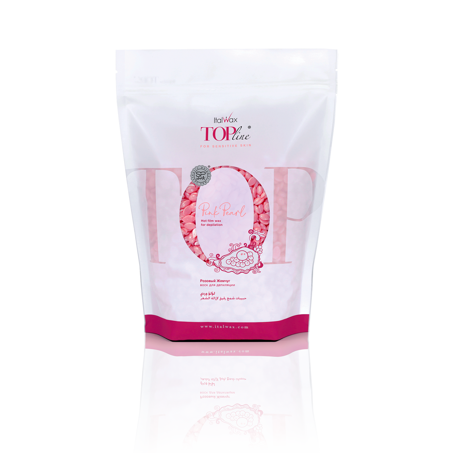 ItalWax Top Line Elasztikus Szintetikus Gyantagyöngy Pink Pearl