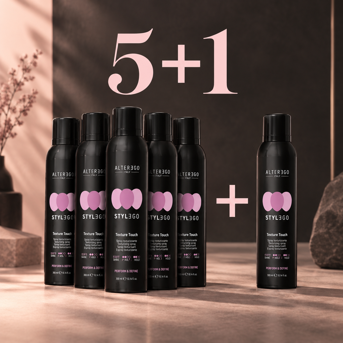 5+1 AlterEgo StylEgo Texture Touch Közepes Tartású Textúrázó Spray 300ml