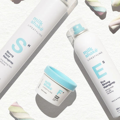 Milk Shake Lifestyling Eco Strong Hairspray 250ml – Erős Tartású Professzionális Hajlakk UV Védelemmel és Aeroszolmentes Formulával