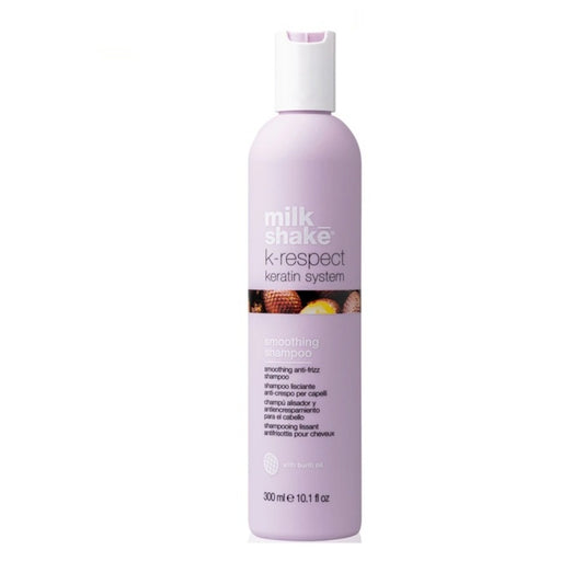 Milk Shake K-Respect Keratin System Shampoo 300ml– Professzionális Keratinos Sampon a Sima, Fényes és Frizzmentes Hajért