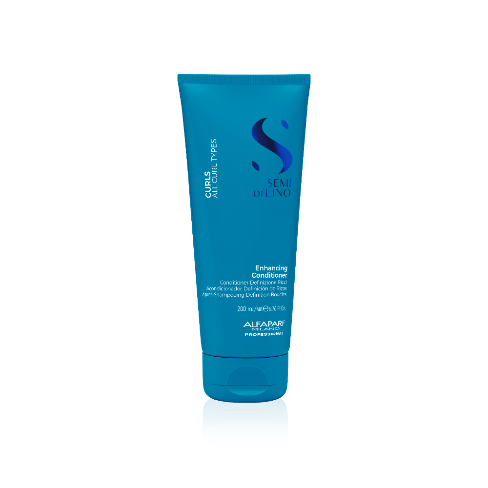 Alfaparf Milano Semi di Lino Curls Enhancing Low Conditioner – Hidratáló Balzsam Hullámos és Göndör Hajra, Fürtdefiníció és Anti‑Frizz Hatás