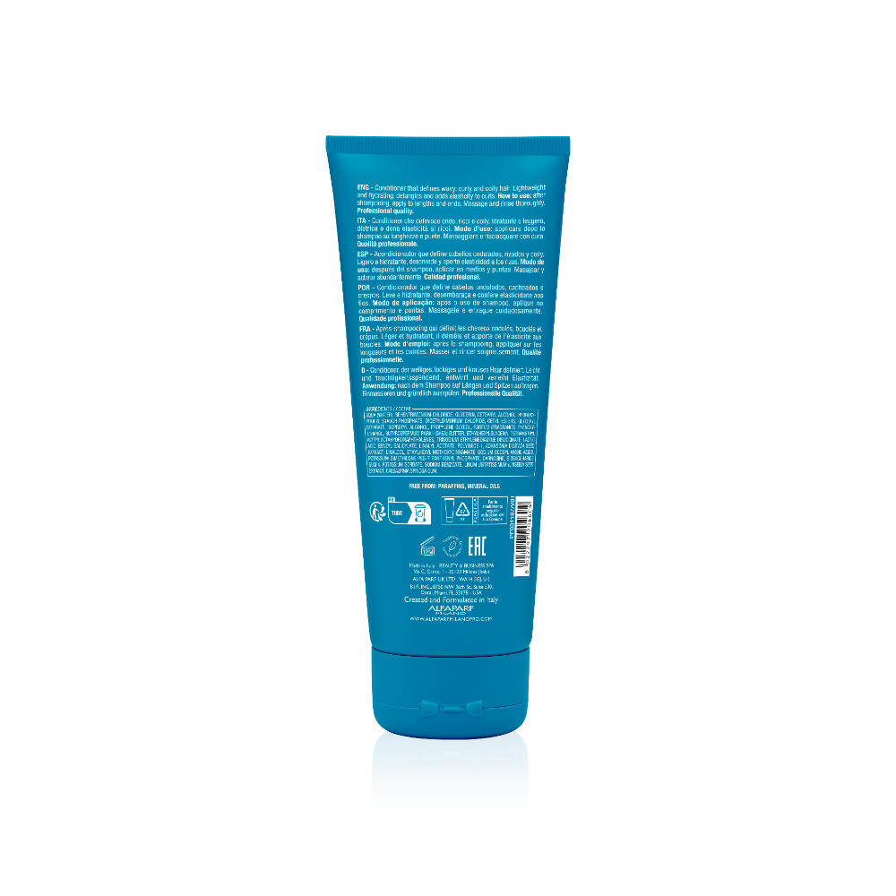 Alfaparf Milano Semi di Lino Curls Enhancing Low Conditioner – Hidratáló Balzsam Hullámos és Göndör Hajra, Fürtdefiníció és Anti‑Frizz Hatás