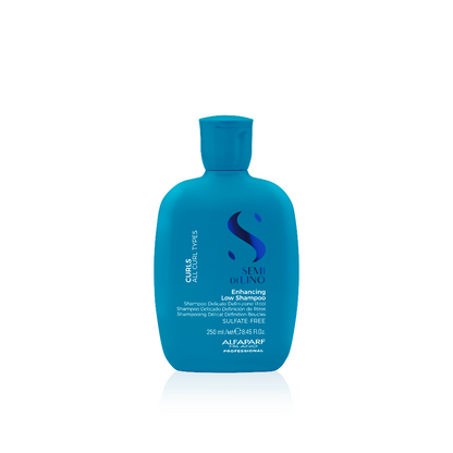 Alfaparf Milano Semi di Lino Curls Enhancing Low Shampoo – Gyengéd Sampon Hullámos és Göndör Hajra, Hidratálás és Frizz Kontroll