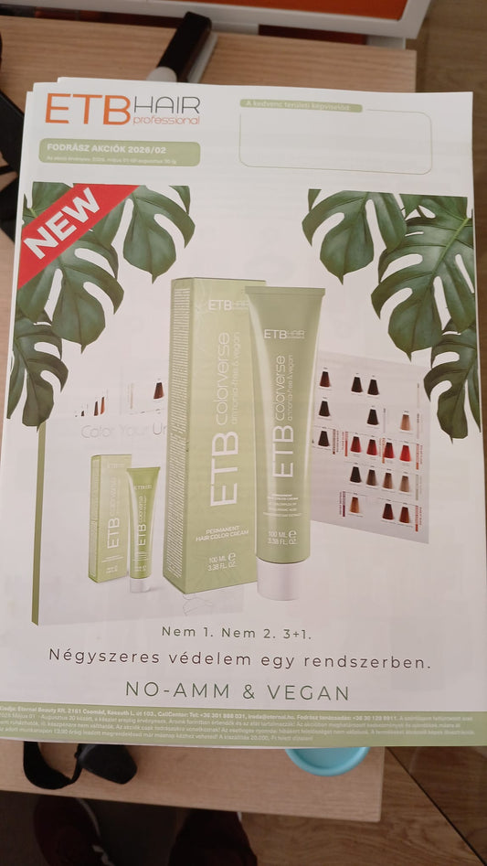ETB Hair – Fodrász Akciók 2026/2 (Nyomtatott katalógus)