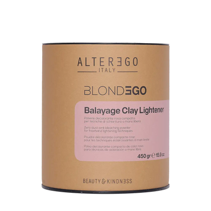 AlterEgo BlondEgo Balayage Clay Rózsaszín Szőkítőpor Szabadkezes Technikákhoz - 450 gr - Haj