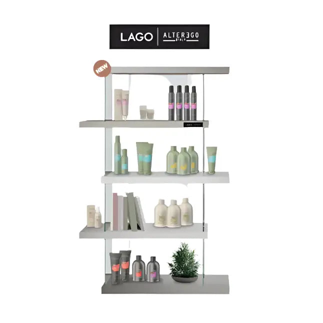 AlterEgo Expo Lago Termékbemutató Üvegpolcos Kiállítórendszer