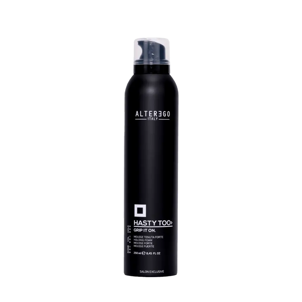 AlterEgo HastyToo Grip It On Erős Tartású Fixáló Hajhab - 250 ml - Haj