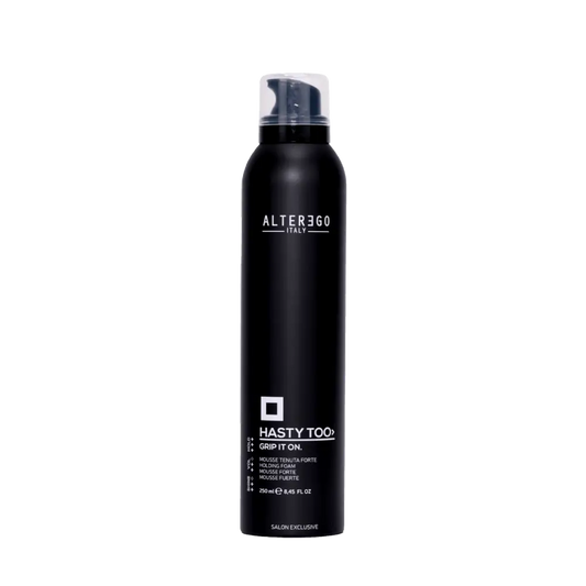 AlterEgo HastyToo Grip It On Erős Tartású Fixáló Hajhab - 250 ml - Haj